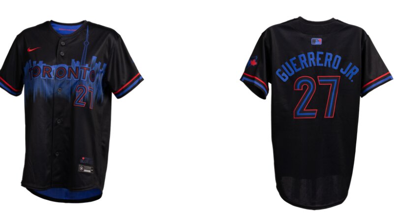 Men Toronto Blue Jays #27 Guerrero jr Blue 2024 Nike MLB Jerseys->los angeles rams->NFL Jersey